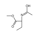 methyl (2R)-2-acetamidobutanoate结构式