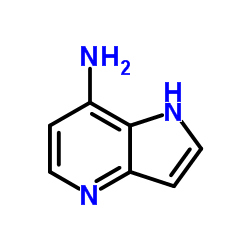7-氨基-1H-吡咯[3,2-B]吡啶结构式