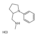 N-methyl-1-(1-phenylpyrrolidin-2-yl)methanamine,hydrochloride结构式