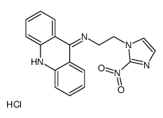 9-(2-(2-nitro-1-imidazolyl)ethylamino)acridine structure