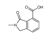 2-Methyl-3-oxo-4-isoindolinecarboxylic acid结构式