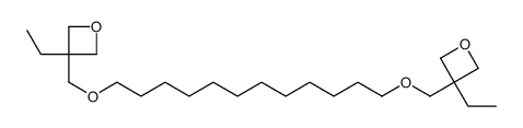 3-ethyl-3-[12-[(3-ethyloxetan-3-yl)methoxy]dodecoxymethyl]oxetane Structure