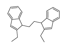 2-ethyl-1-[2-(2-ethyl-1H-inden-1-yl)ethyl]-1H-indene Structure