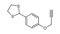 2-(4-prop-2-ynoxyphenyl)-1,3-dithiolane结构式
