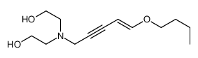 2-[[(E)-5-butoxypent-4-en-2-ynyl]-(2-hydroxyethyl)amino]ethanol结构式