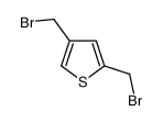 2,4-bis(bromomethyl)thiophene Structure