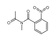 N-acetyl-N-methyl-2-nitrobenzamide Structure