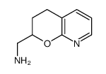 (3,4-Dihydro-2H-pyrano[2,3-b]pyridin-2-yl)Methanamine Structure