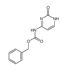 N-benzyloxycarbonyl cytosine Structure