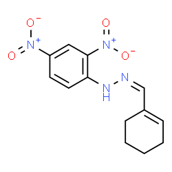 1-Cyclohexene-1-carbaldehyde (2,4-dinitrophenyl)hydrazone结构式