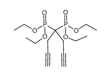 tetraethyl hepta-1,6-diyne-4,4-diphosphonate Structure