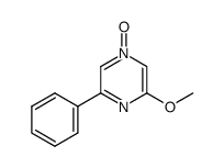 3-methoxy-5-phenylpyrazine 1-oxide结构式