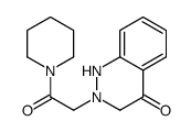 2-(2-oxo-2-piperidin-1-ylethyl)-1,3-dihydrocinnolin-4-one Structure