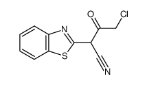 2-(1,3-benzothiazol-2-yl)-4-chloro-3-oxobutanenitrile结构式