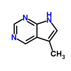 5-Methyl-7H-pyrrolo[2,3-d]pyrimidine Structure