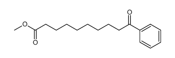10-oxo-10-phenyl-decanoic acid methyl ester结构式