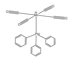 tetracarbonylhydrido(triphenylphosphine)manganese结构式