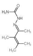 Hydrazinecarboxamide,2-(1,2,3-trimethyl-2-buten-1-ylidene)-结构式