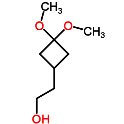 2-(3,3-二甲氧基环丁基)乙-1-醇结构式