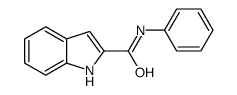 N-phenyl-1H-indole-2-carboxamide结构式