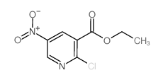 Ethyl 2-chloro-5-nitronicotinate结构式