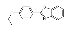 2-(4-Ethoxyphenyl)-1,3-benzothiazole结构式