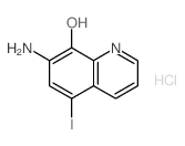 7-Amino-5-iodo-8-quinolinol结构式