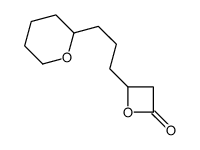 4-[3-(oxan-2-yl)propyl]oxetan-2-one结构式
