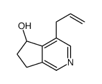 4-prop-2-enyl-6,7-dihydro-5H-cyclopenta[c]pyridin-5-ol结构式