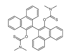 Carbamothioic acid, dimethyl-, O,O-9,9-biphenanthrene-10,10-diyl ester Structure
