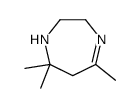 5,7,7-trimethyl-1,2,3,6-tetrahydro-1,4-diazepine结构式