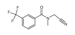 N-Cyanomethyl-N-methyl-3-trifluoromethyl-benzamide Structure