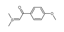 2-(dimethyl-λ4-sulfanylidene)-1-(4-methoxyphenyl)ethanone结构式