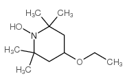 Piperidine, 4-ethoxy-1-hydroxy-2,2,6,6-tetramethyl- (9CI) Structure