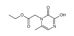 Ethyl (3-hydroxy-6-methyl-2-oxo-2H-pyrazin-1-yl)-acetate Structure