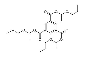 tris(1-propoxyethyl) benzene-1,3,5-tricarboxylate Structure