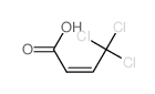 2-Butenoic acid,4,4,4-trichloro-结构式