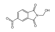 N-hydroxymethyl-3-nitrophthalimide Structure