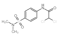 Acetamide,2,2-dichloro-N-[4-[(dimethylamino)sulfonyl]phenyl]- structure