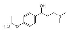 3-(dimethylamino)-1-(4-ethoxyphenyl)propan-1-ol,hydrochloride Structure