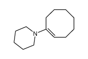 1-cyclooct-1-enyl-piperidine结构式