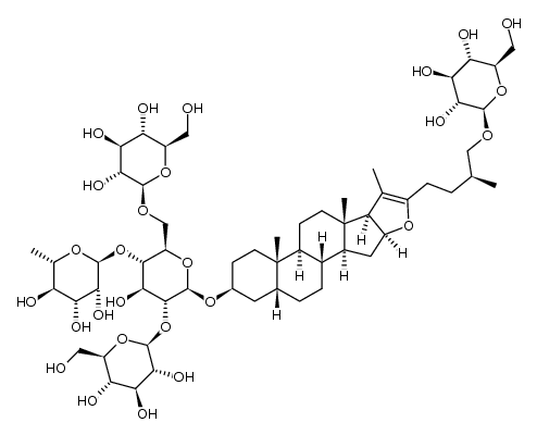 Δ(20(22))-sarsaparilloside结构式