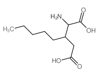 2-amino-3-pentyl-pentanedioic acid结构式