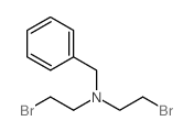 N,N-Bis(2-bromoethyl)benzylamine structure