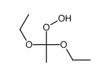 1,1-diethoxy-1-hydroperoxyethane Structure