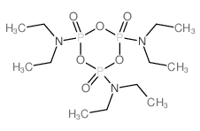 1,3,5,2,4,6-Trioxatriphosphorinane-2,4,6-triamine,N2,N2,N4,N4,N6,N6-hexaethyl-, 2,4,6-trioxide structure