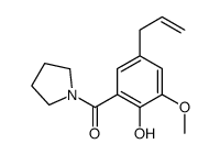 4-Allyl-2-methoxy-6-(1-pyrrolidinylcarbonyl)phenol picture
