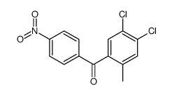 (4,5-dichloro-2-methylphenyl)-(4-nitrophenyl)methanone结构式