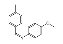N-(4-methoxyphenyl)-1-(4-methylphenyl)methanimine结构式