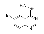 6-溴-4-肼基喹唑啉结构式